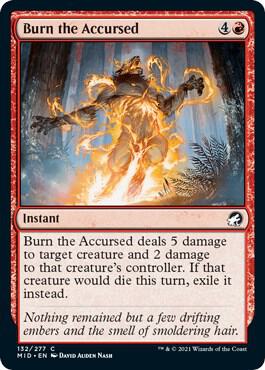 Burn the Accursed - Innistrad: Midnight Hunt - 132
