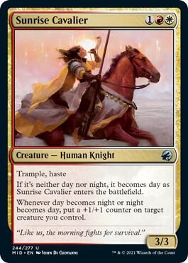 Sunrise Cavalier - Innistrad: Midnight Hunt - 244