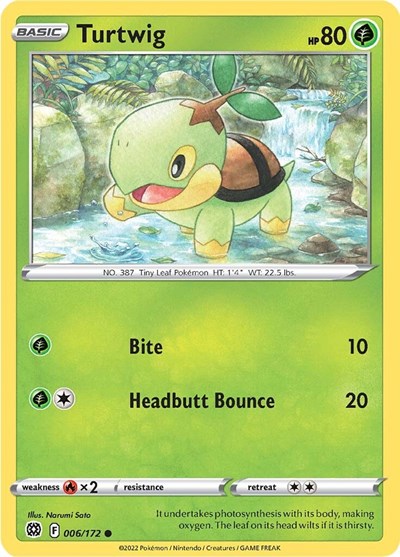 Turtwig - SWSH09: Brilliant Stars - 006/172