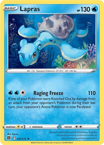 Lapras - SWSH09: Brilliant Stars - 031/172