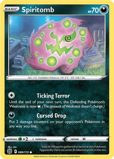 Spiritomb - SWSH09: Brilliant Stars - 089/172