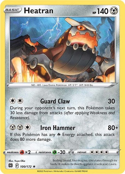 Heatran - SWSH09: Brilliant Stars - 100/172