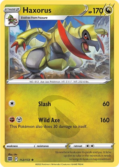 Haxorus - SWSH09: Brilliant Stars - 112/172