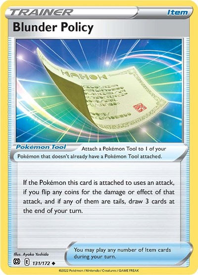 Blunder Policy - SWSH09: Brilliant Stars - 131/172 REVERSE HOLOFOIL