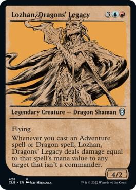 Lozhan, Dragons' Legacy (Showcase) - Commander Legends: Battle for Baldur's Gate - 428