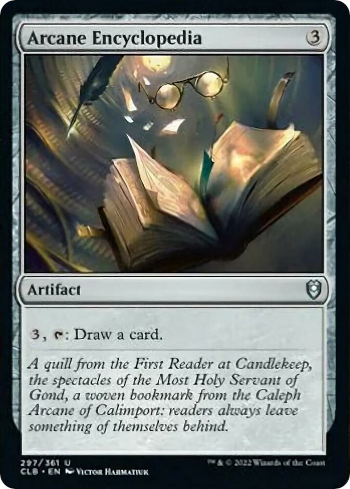 Arcane Encyclopedia - Commander Legends: Battle for Baldur's Gate - 297