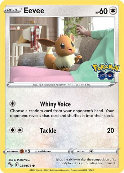 Eevee - Pokemon GO - 054/078