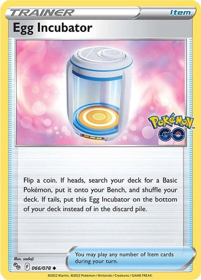 Egg Incubator - Pokemon GO - 066/078 REVERSE HOLOFOIL