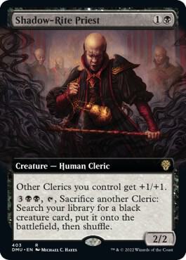 Shadow-Rite Priest (Extended Art) - Dominaria United - 403