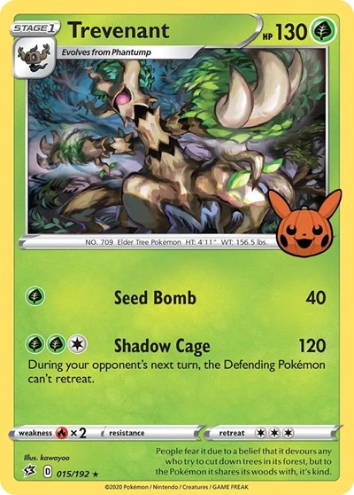 Trevenant - Trick or Trade BOOster Bundle - 015/192 HOLOFOIL