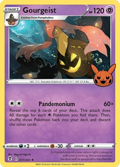 Gourgeist - Trick or Trade BOOster Bundle - 077/203 HOLOFOIL