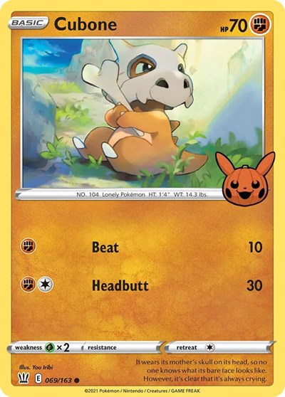 Cubone - Trick or Trade BOOster Bundle - 069/163