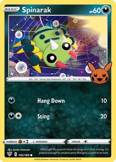 Spinarak - Trick or Trade BOOster Bundle - 102/189