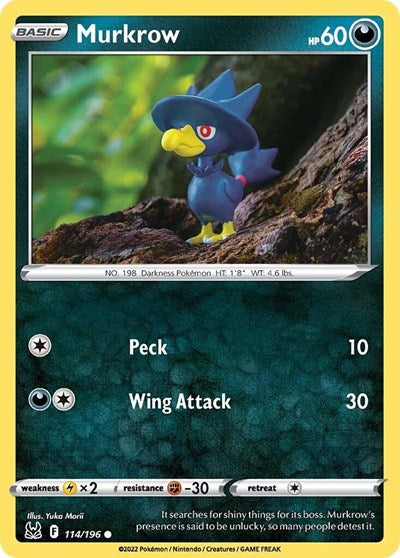 Murkrow - SWSH11: Lost Origin - 114/196