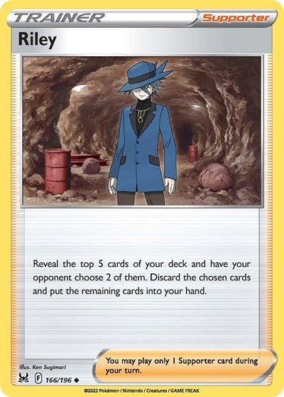 Riley - SWSH11: Lost Origin - 166/196 REVERSE HOLOFOIL