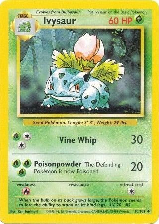 Ivysaur - Base Set - 030/102