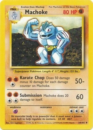 Machoke - Base Set - 034/102