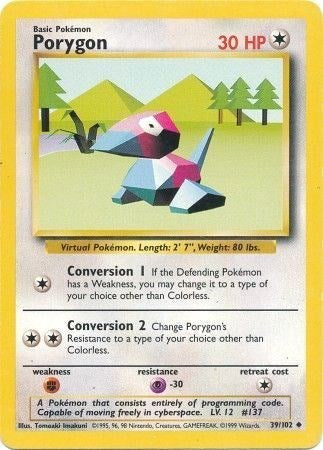 Porygon - Base Set - 039/102