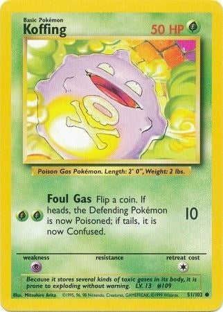 Koffing - Base Set - 051/102