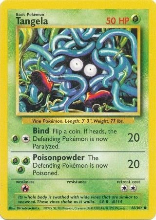 Tangela - Base Set - 066/102