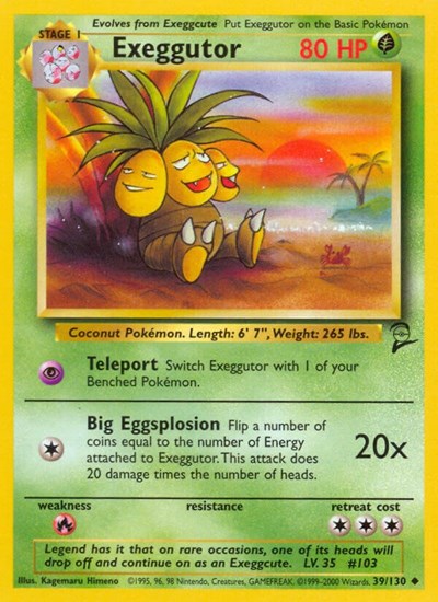 Exeggutor - Base Set 2 - 039/130