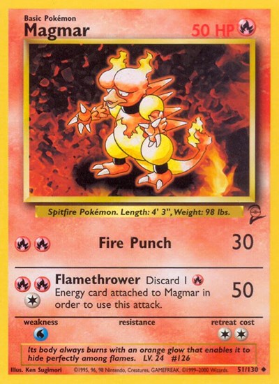 Magmar - Base Set 2 - 051/130