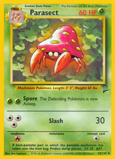 Parasect - Base Set 2 - 055/130