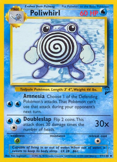 Poliwhirl - Base Set 2 - 057/130