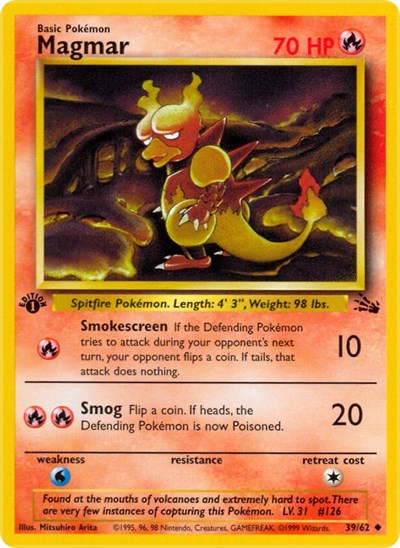 Magmar - Fossil - 39/62