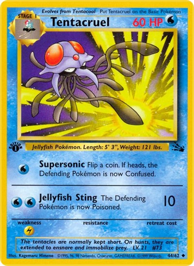 Tentacruel - Fossil - 44/62