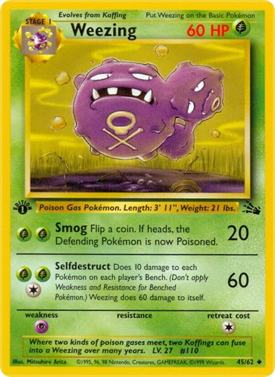 Weezing - Fossil - 45/62