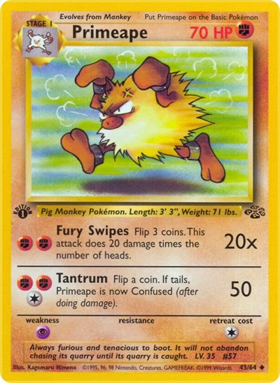 Primeape - Jungle - 43/64