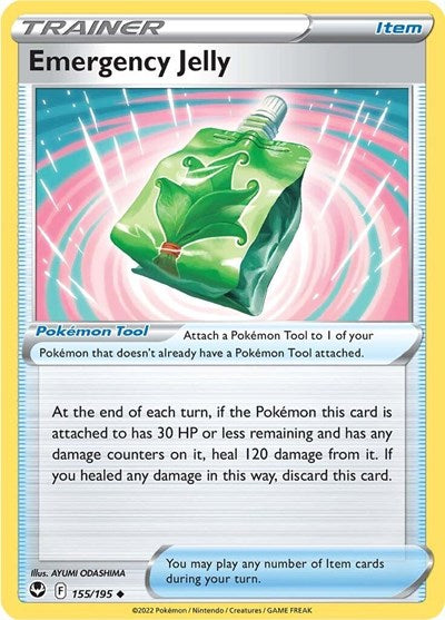 Emergency Jelly - SWSH12: Silver Tempest - 155/195 REVERSE HOLOFOIL