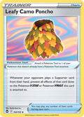 Leafy Camo Poncho - SWSH12: Silver Tempest - 160/195 REVERSE HOLOFOIL