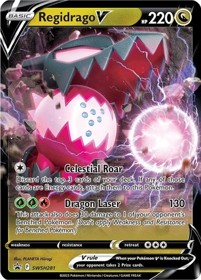 Regidrago V - SWSH281 - SWSH: Sword & Shield Promo Cards - SWSH281
