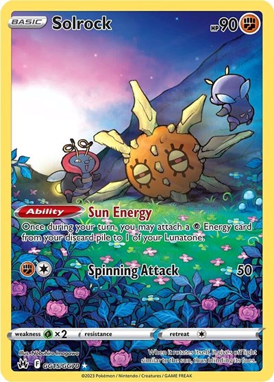 Solrock - SWSH: Crown Zenith: Galarian Gallery - GG15/GG70