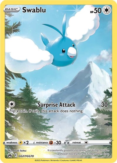 Swablu - SWSH: Crown Zenith: Galarian Gallery - GG27/GG70