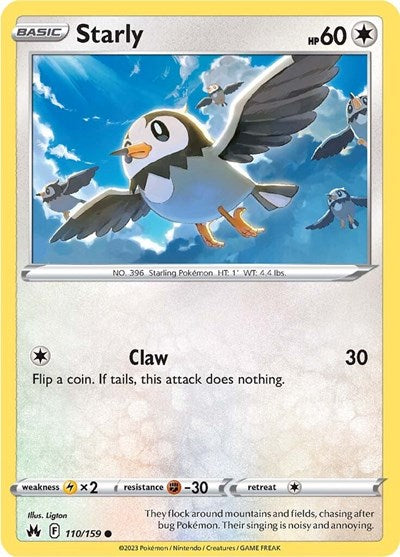 Starly - SWSH: Crown Zenith - 110/159