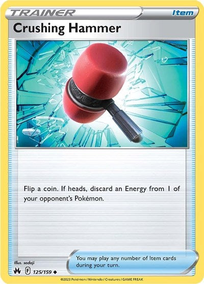 Crushing Hammer - SWSH: Crown Zenith - 125/159 REVERSE HOLOFOIL