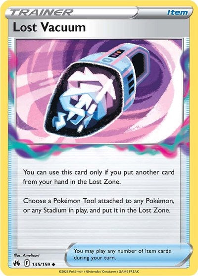Lost Vacuum - SWSH: Crown Zenith - 135/159 REVERSE HOLOFOIL