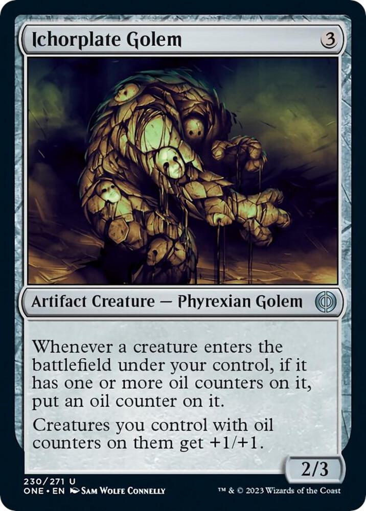 Ichorplate Golem - Phyrexia: All Will Be One - 230