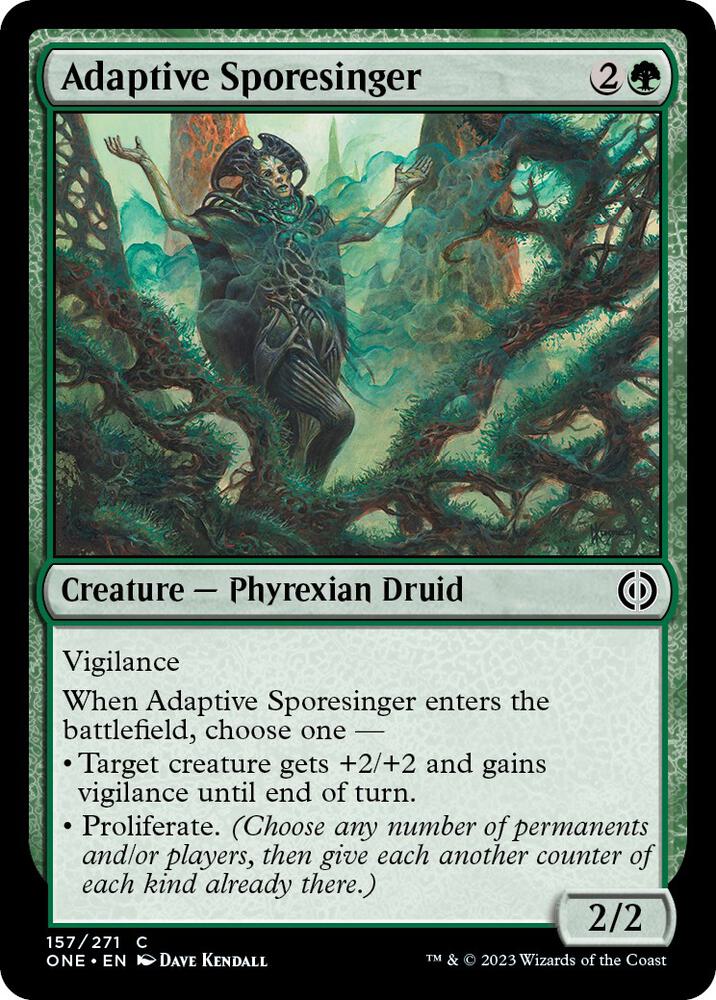 Adaptive Sporesinger - Phyrexia: All Will Be One - 157