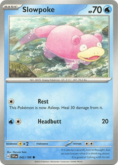 Slowpoke - 042/198 - SV01: Scarlet & Violet Base Set - 042/198