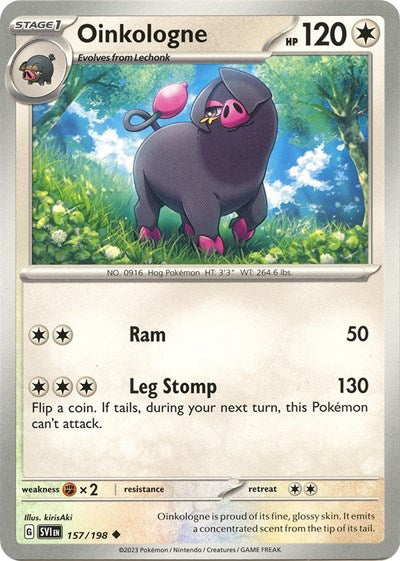Oinkologne - SV01: Scarlet & Violet Base Set - 157/198