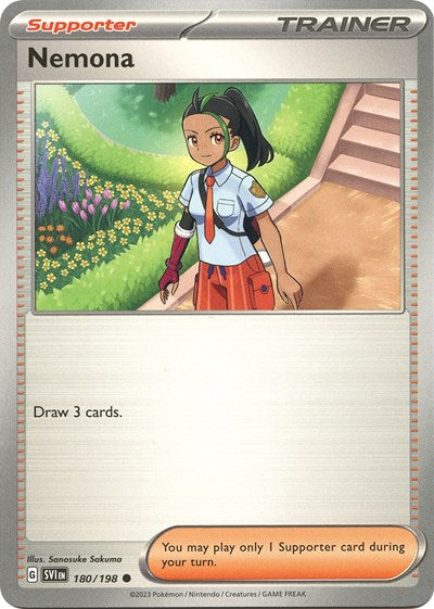 Nemona - SV01: Scarlet & Violet Base Set - 180/198 REVERSE HOLOFOIL