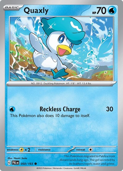 Quaxly - 050/193 - SV02: Paldea Evolved - 050/193
