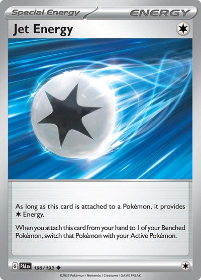 Jet Energy - SV02: Paldea Evolved - 190/193 REVERSE HOLOFOIL