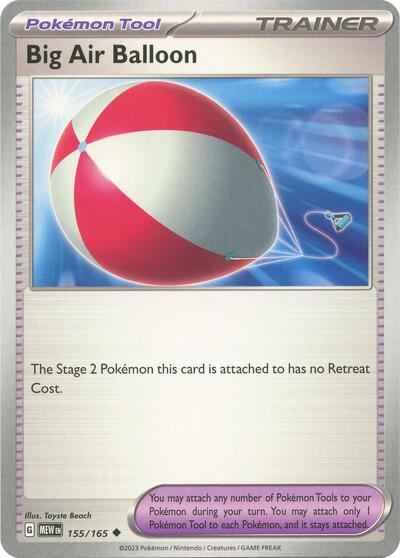 Big Air Balloon - SV: Scarlet & Violet 151 - 155/165 REVERSE HOLOFOIL