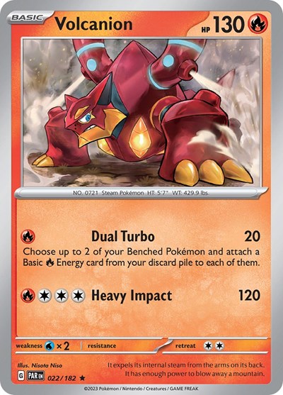 Volcanion - SV04: Paradox Rift - 022/182 REVERSE HOLOFOIL