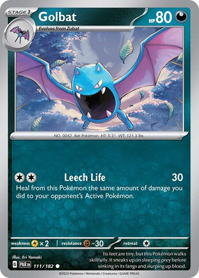 Golbat - SV04: Paradox Rift - 111/182 REVERSE HOLOFOIL